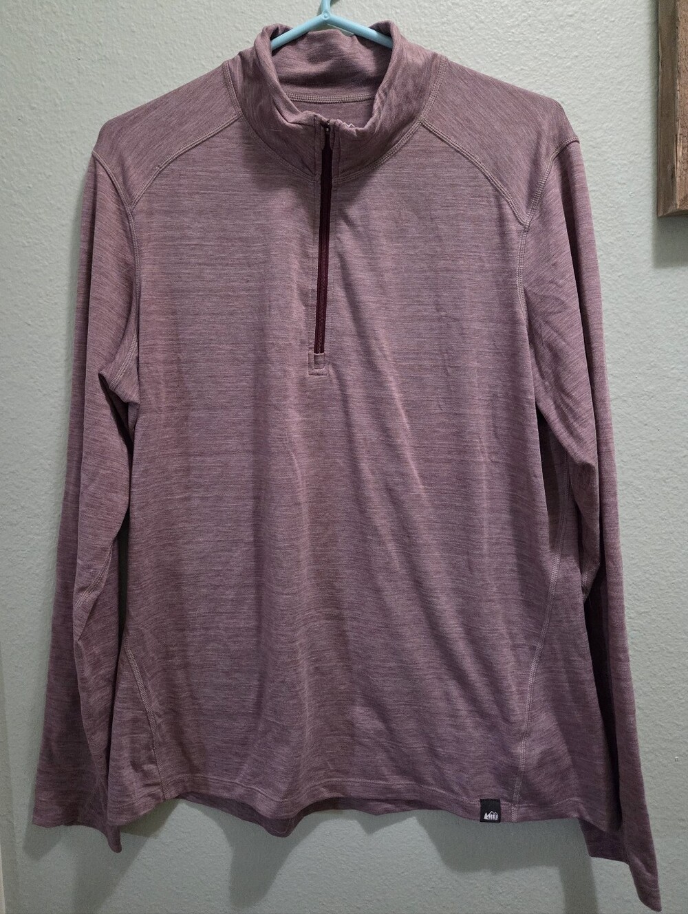 REI 1/4 Zip Quick Dry Long Sleeve